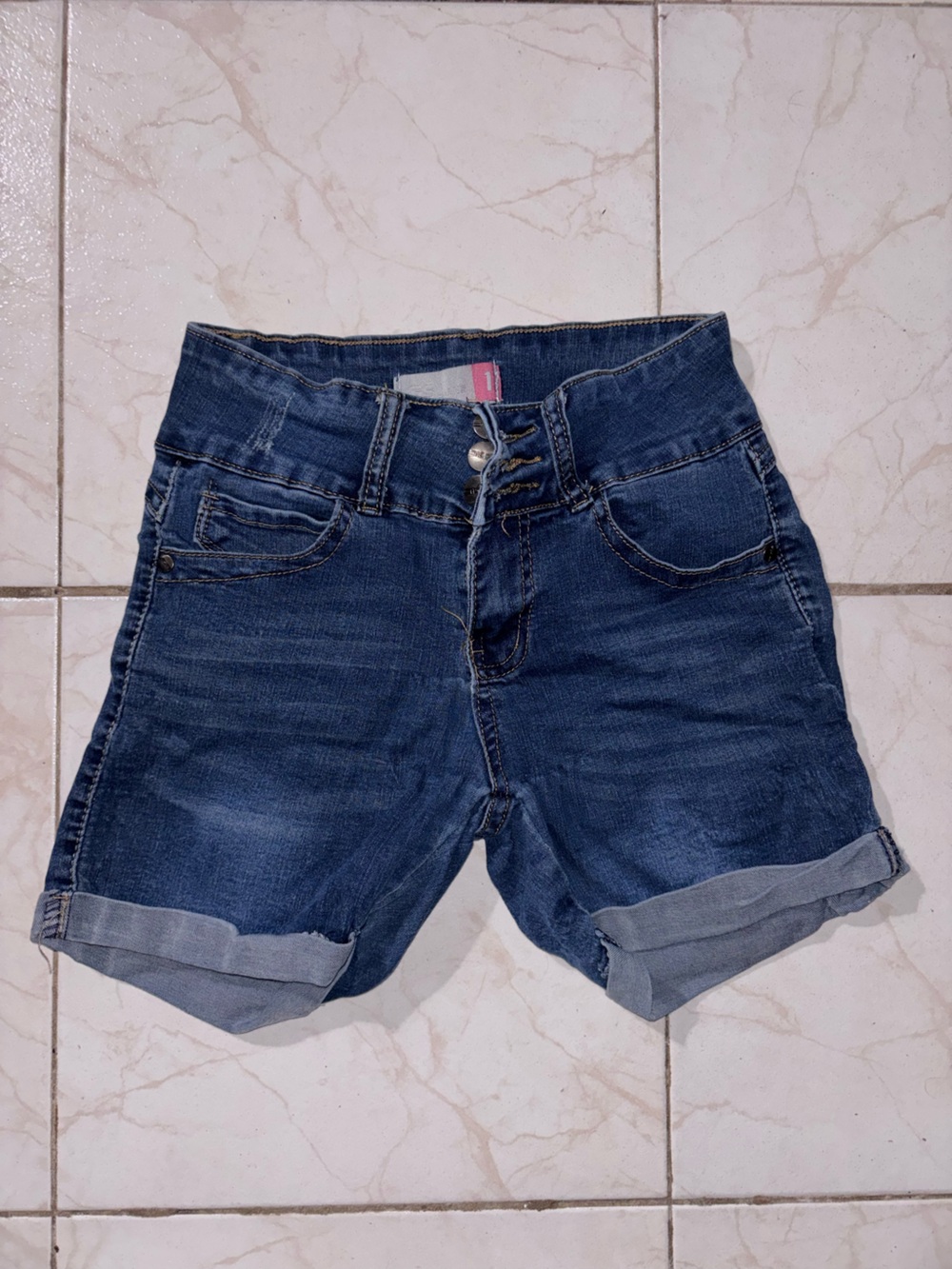 Women’s Dark Blue Denim Shorts